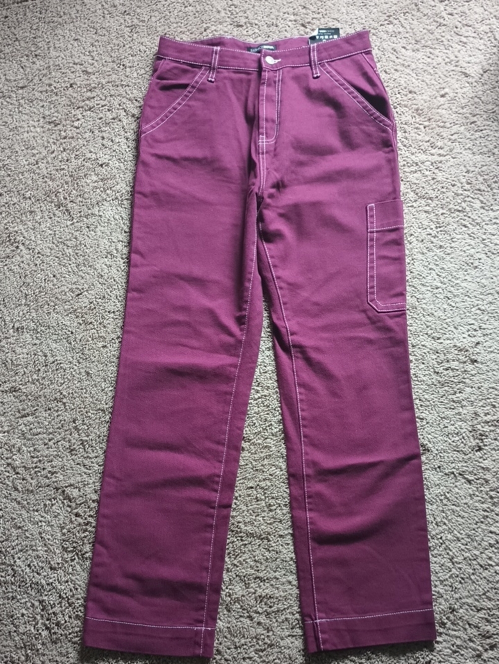 Fashion Nova Cargo Pants with Contrast Stitching